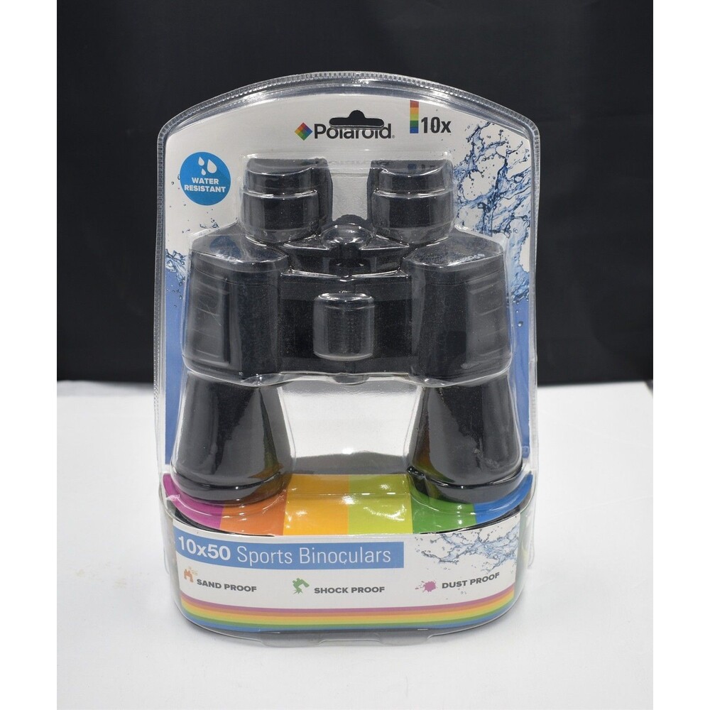 Polaroid Sports Binoculars 10X50 Brand New Sealed in Mfg. Package